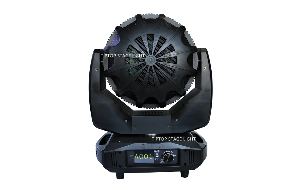 Gigertop TP-L3715 Вт 650 Вт высокое мощность 37 x Вт 15 rсветодио дный GBW Moving Head зум свет новый дизайн 18/42 DMX канала звук/автоматическая работа