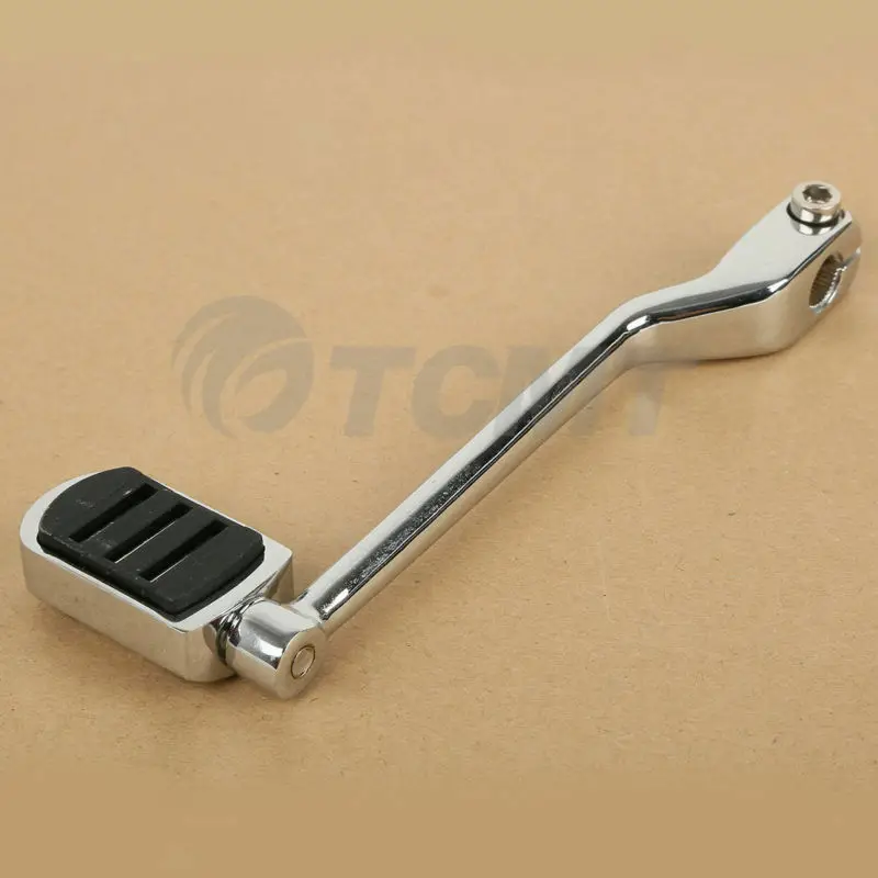 

Chrome/Black Left Rear Heel Shift Lever w/ Shifter Peg For Harley Touring Electra Road Glide FL Heritage Softail 1986-2017
