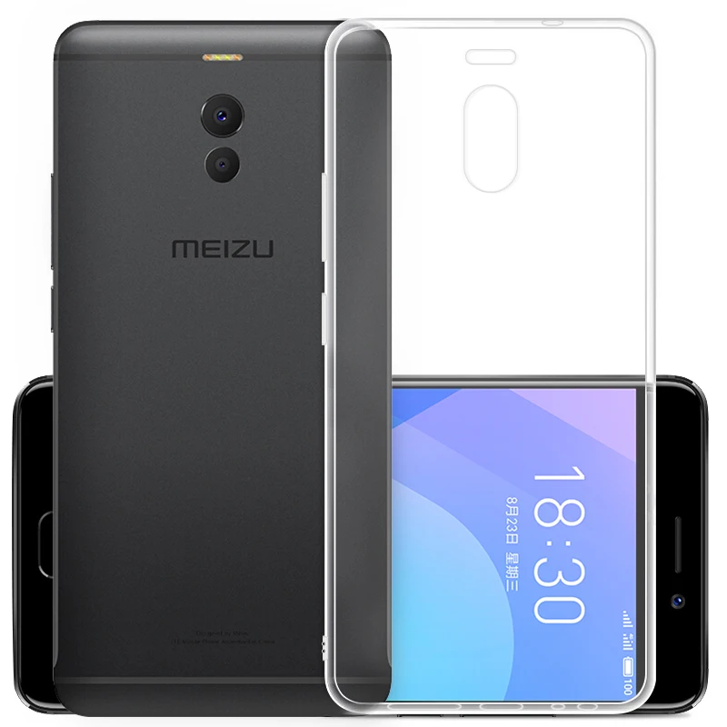 Супер тонкий прозрачный силиконовый чехол для Meizu M6 M5 M6T Note 15 Lite 16th 16 Plus 16X V8 Pro X8