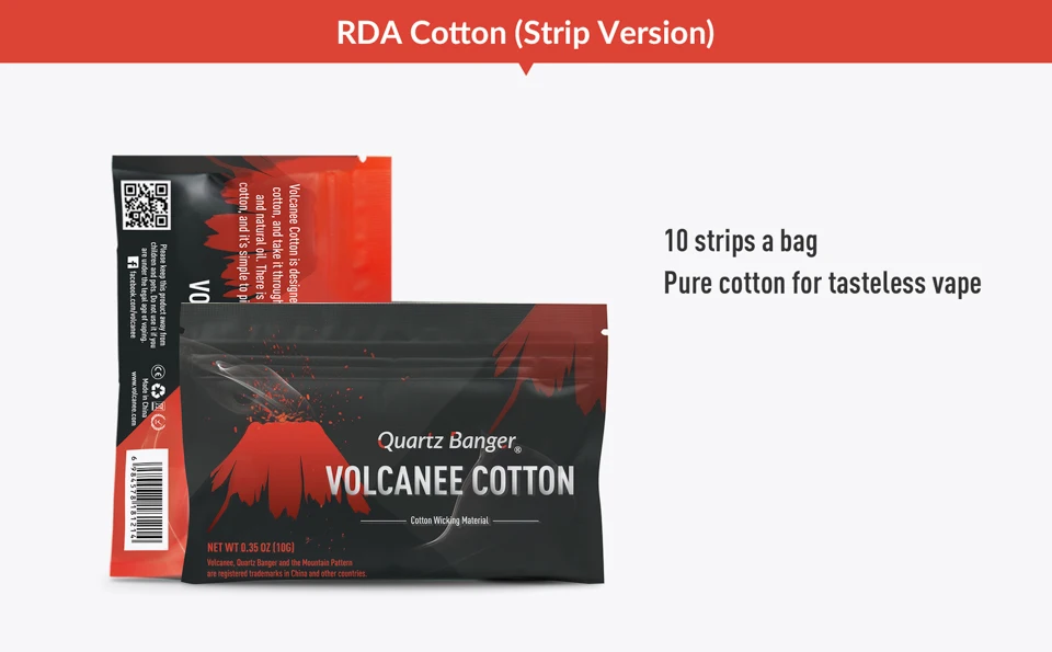 prebuilt coil ceramic tweezer rda cotton-10