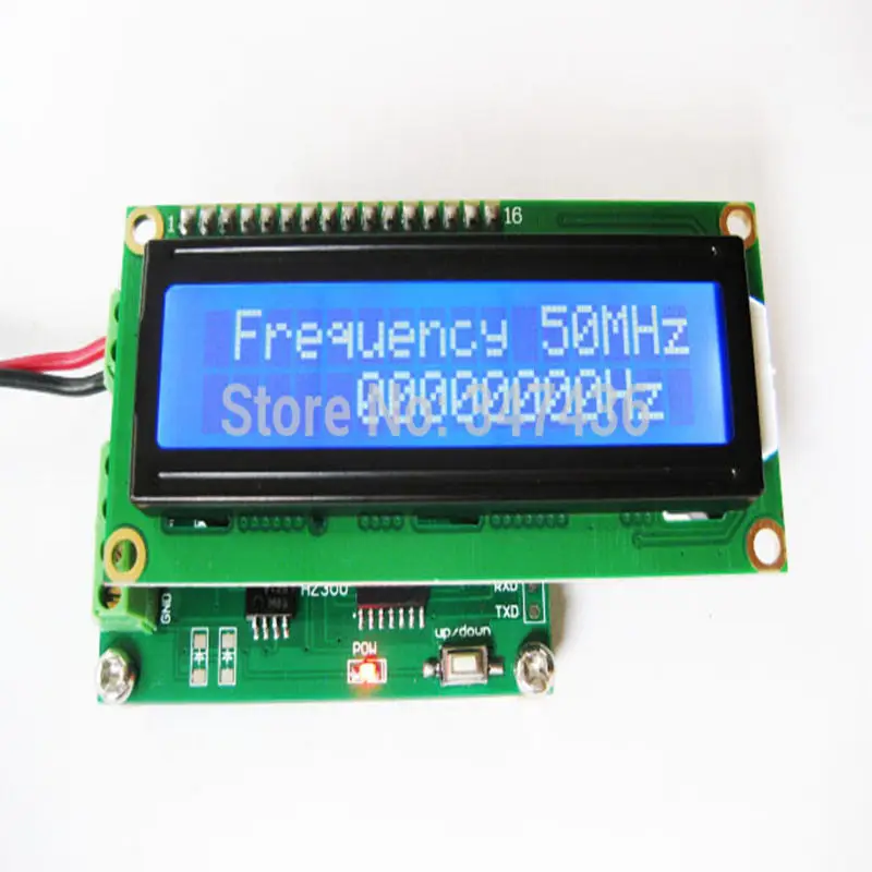 

High-precision frequency meter high frequency 10MHz-2.4GHz / low frequency 0-50MHz