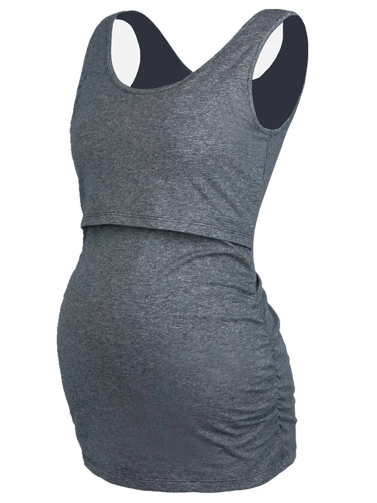 Грудное вскармливание Топ для беременных Одежда женская блузка принадлежности для кормления грудью для кормления для беременных Одежда