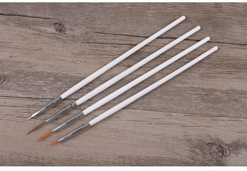 Escovas da Arte do Unha Desenho do Projeto da Arte do Unha Ferramenta para a Pintura Ferramentas da Arte do Unha Conjunto Punho Plástico Corporal Pintura Pontilhando Bolsa 20 Pçs - Set 4 20 Pçs set Escovas Da Arte Do