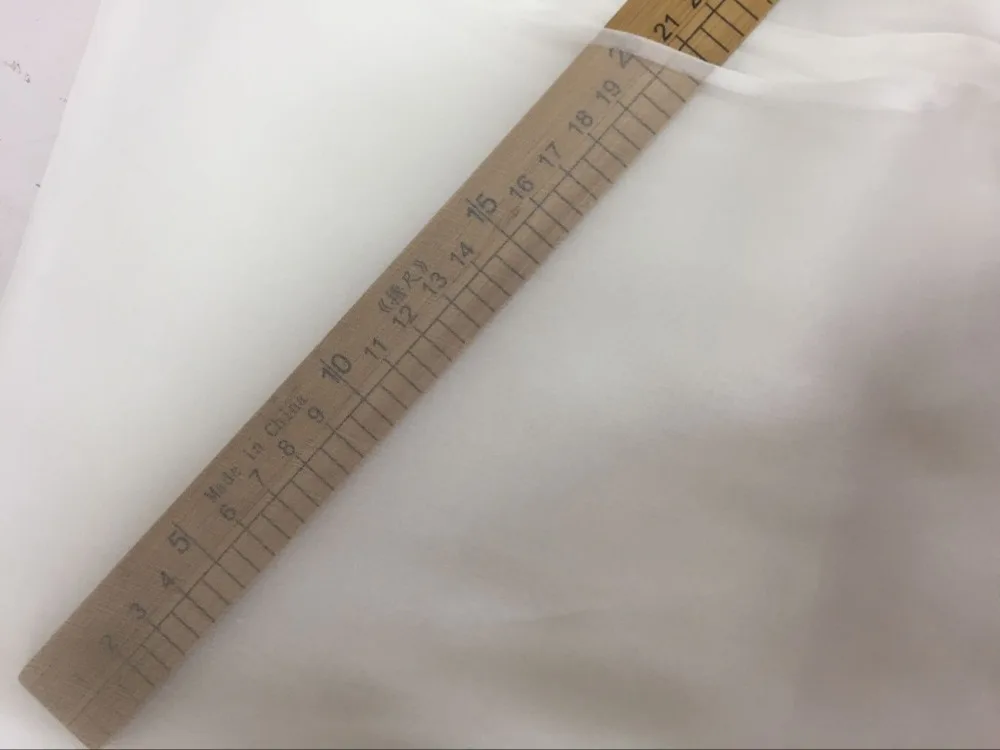 Howmay 100% pure silk fabric remnant 3.5m/m 35&quotcm 90cm white gauze transparent soft for DIY | Дом и сад