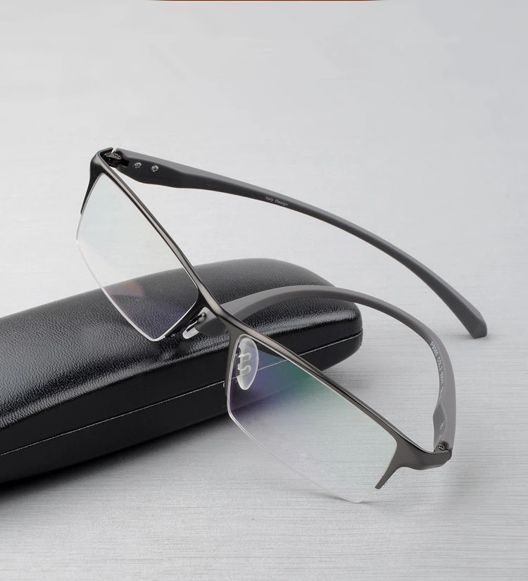 Gzgog Очки tr90 titanium очки для близоруких каркасные мужские очки для чтения, удобные, не скользят оправа для очков, для мужчин