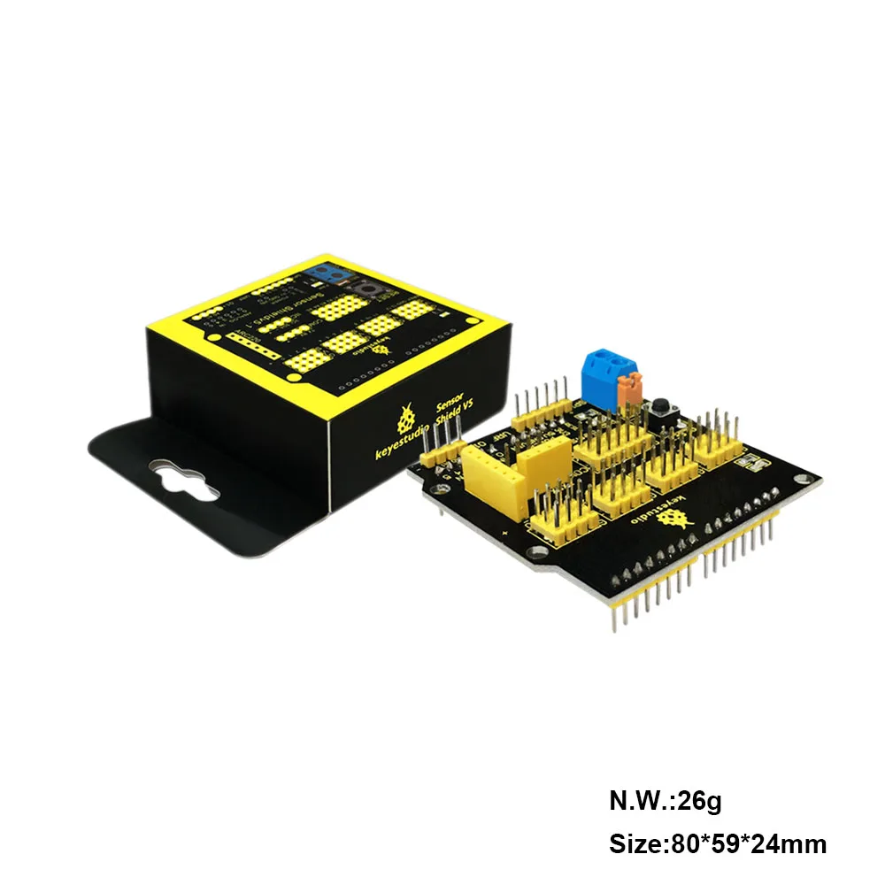 Бесплатная доставка! Сенсорный экран Keyestudio/плата расширения V5 для Arduino|shield v5|arduino