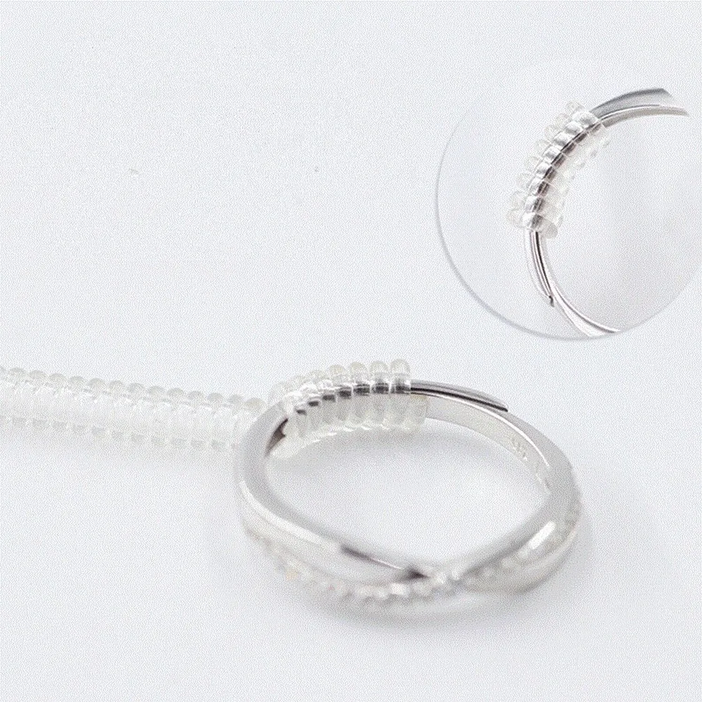 

1pc Vintage Spiral Based Ring Size Adjuster Fitting Your Own Size Tightener Reducer Resizing Fitter Tool Jewelry Part