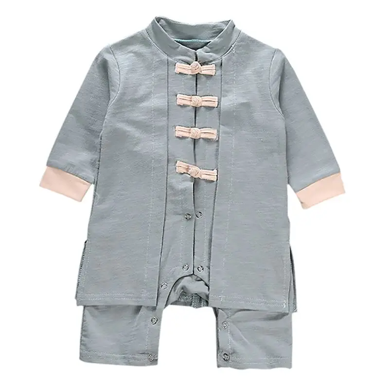 

Autumn Baby Girl Boy Rompers Spring Hanbok Newborn Baby Clothes For Girls Boys Long Sleeve Jumpsuit Children Outfits Rompers