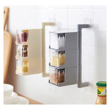 Креативные кухонные принадлежности паста настенная подвесная приправа коробка с точечной приправой коробка вращающаяся коробка для специй