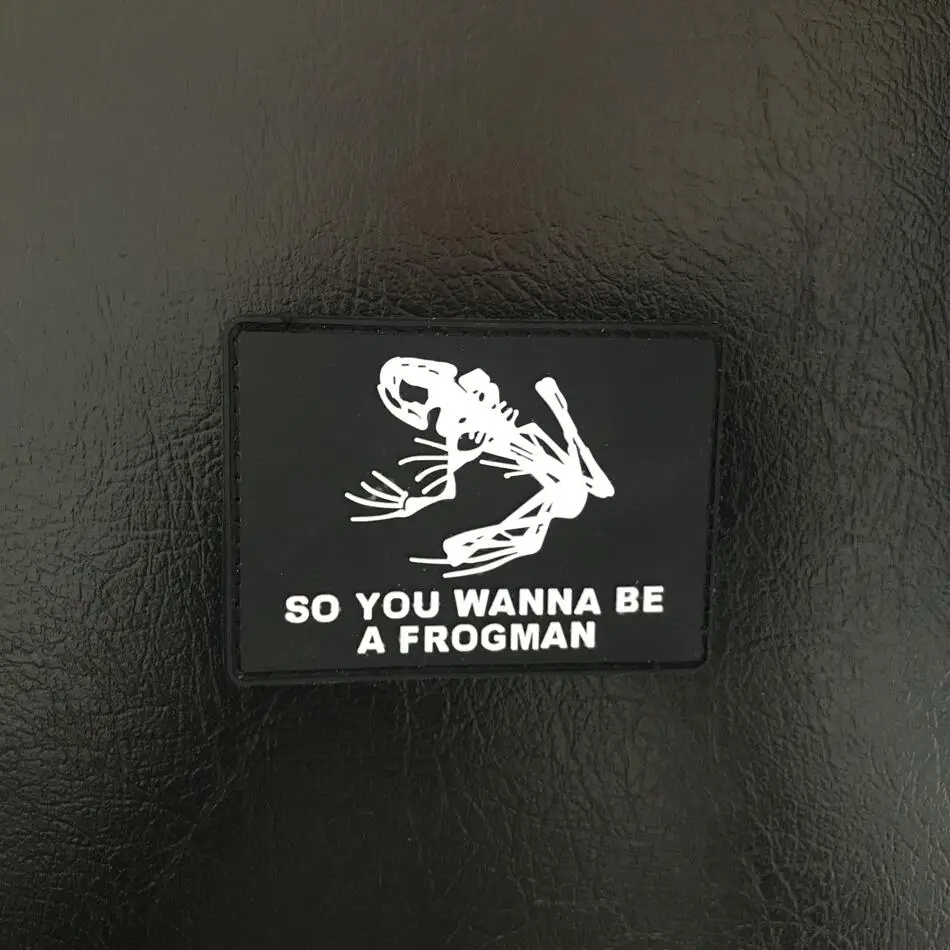 Patch Squad Mens Tactical FROGMAN PVC 3D Patch