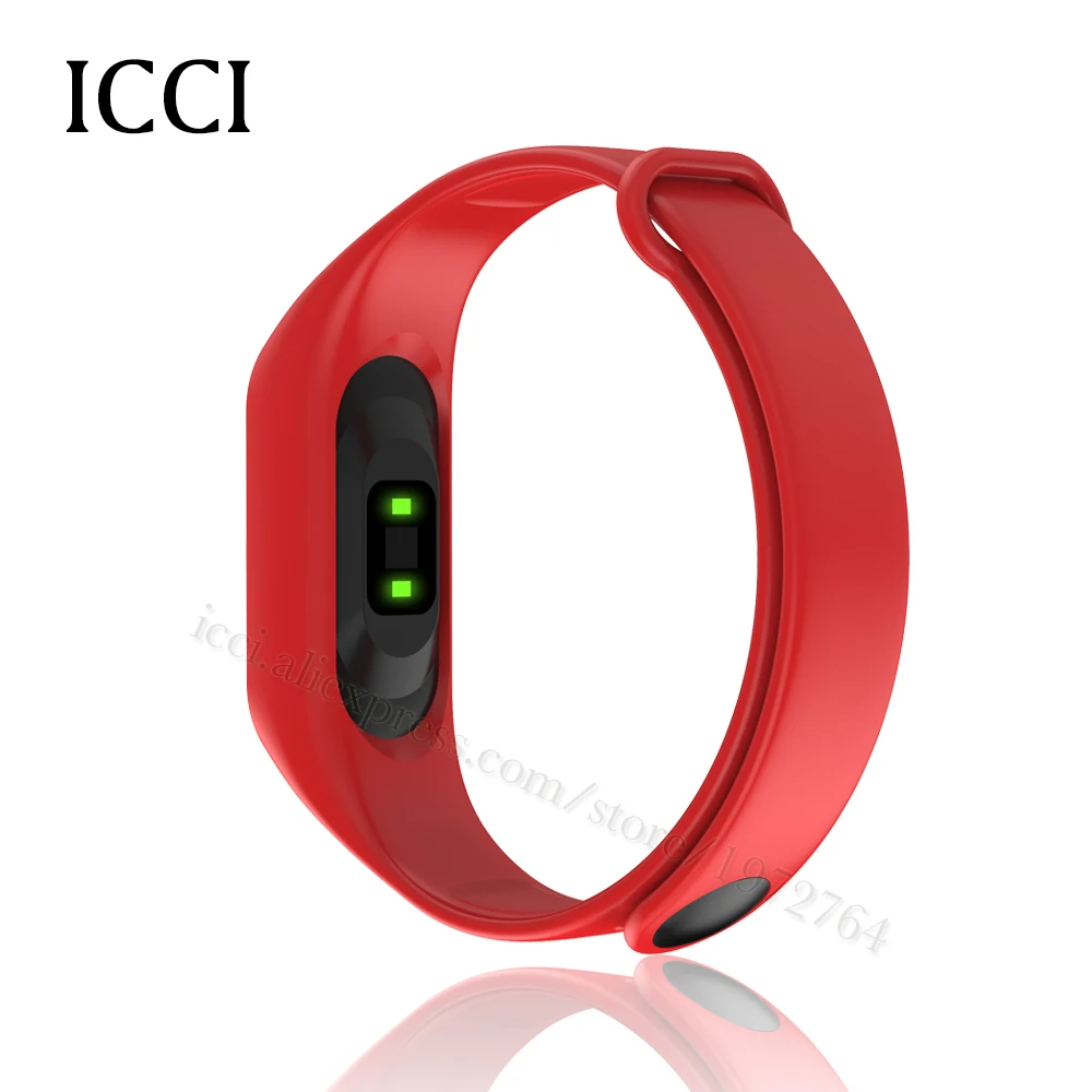 ICCI Band 3 фитнес умный Браслет трекер Smartband Шагомер Amazfit cor цветной