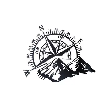 

50x60cm Off-road Compass Car Sticker Rose Navigate Vinyl Sticker Decal Car Truck Auto Laptop Car Door and Hood M77