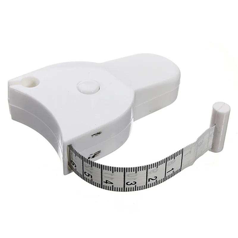 Tape Measure Plastic 60 inch Accurate Fitness Caliper Measuring Body Retractable Ruler Tape
