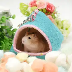 Хомяк клетка гамак Guinea Pig спальный кровать зима теплая домик животных