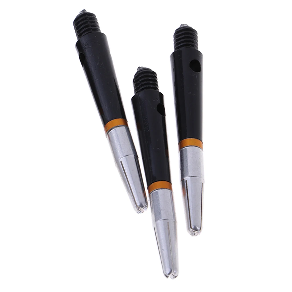 3pcs/Pack Aluminum Alloy Medium Darts Shafts Stems Replacing for Darts Maintain Fixing 45/35mm Aluminum Alloy Dart Shaft