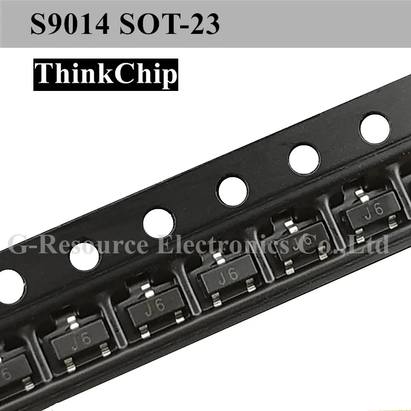 100pcsS9014SOT239014SOT23SMDtriodeNPNsignaltransistor