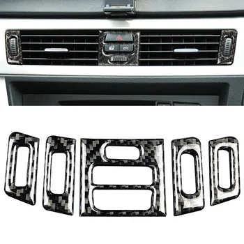 

Carbon Fiber Interior For BMW E90 E92 E93 2005-2012 3 Series Central Air Conditioner Outlet Decoration Frame Cover