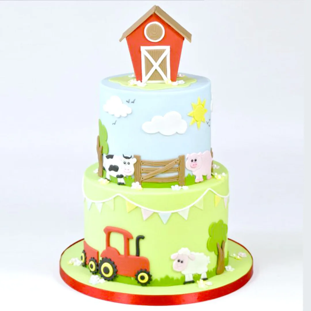 DIY 3D Silicone Animal Fondant Cake Cutters Molds Silicone Bakeware Mould New