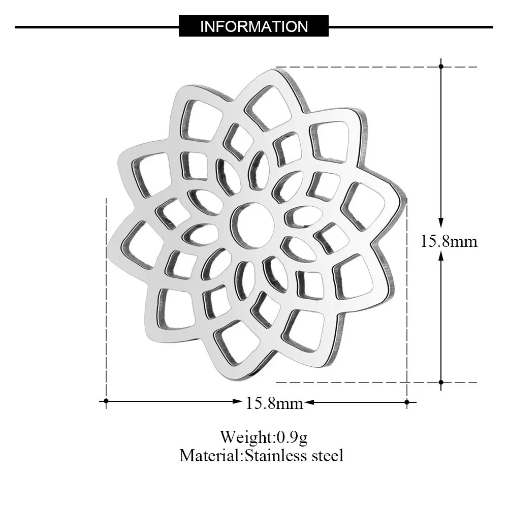 10 шт./лот, 316L, нержавеющая сталь, много дизайнеров, болтаются, амулеты, дерево жизни/Лотос/лист, орнамент, подвеска, фурнитура, сделай сам, изготовление ювелирных изделий