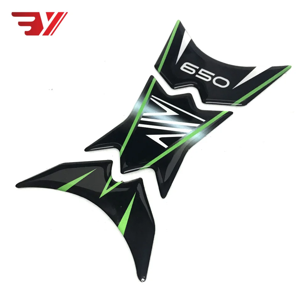 Новый стиль аксессуары для мотоциклов 3D накладка на бак Защитная Наклейка Kawasaki