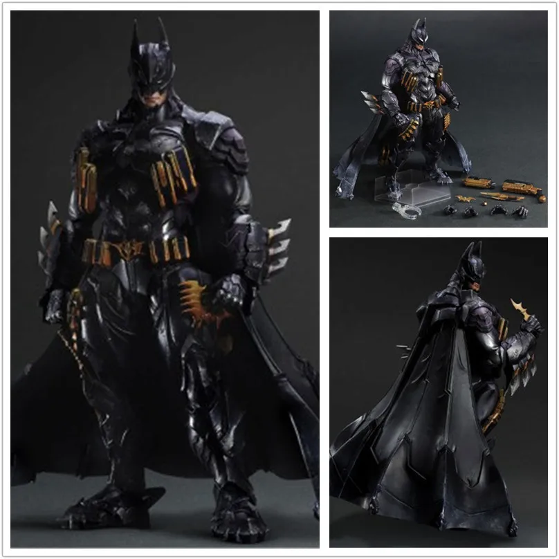 

1/6 Play Arts Bat Man Armored Knight Ver1 Dress up dolls Movable Joint Action Figure Collectible Model Toys BOX