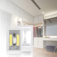 ABEDOE мини-cob LED настенный светильник фары ночные огни лампа для кемпинга Батарея работает с переключателем для наружного и внутреннего гараж лестница шкаф