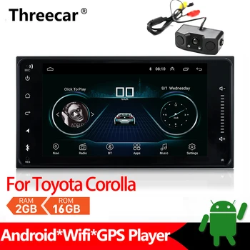 

Android Car Radio Multimedia Player For Toyota Corolla Stereo GPS Navigation 2din Mirrorlink Android Bluetooth Car MP5 2+16GB