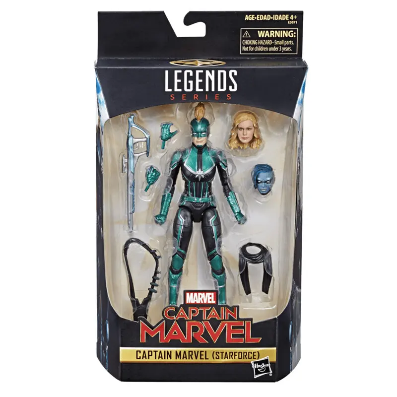 Marvel Legends 2019 Фильм Мстители Endgame легенды серии капитан Марвел ПВХ фигурка
