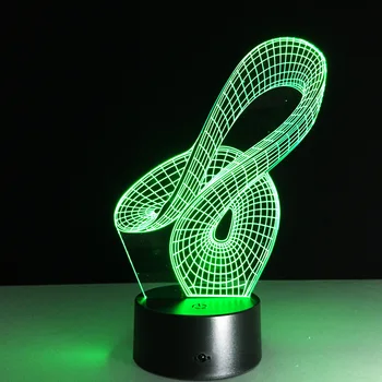 

3d Illusion Led Desk Lamp Gourd Figure 3d Visual Night Lights Usb Port Childlike Bedroom Besides For Children Kid New Year Gifts