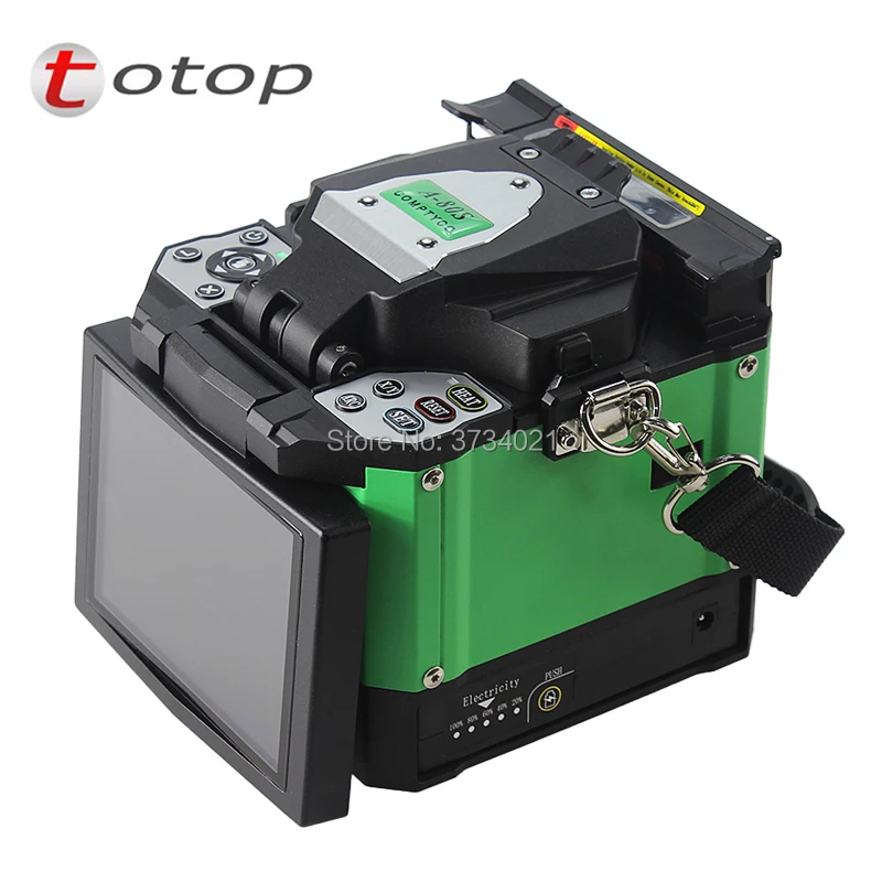 

a-80s FREE SHIPPING COMPTYCO A-80S FTTH Fiber Optic Welding Splicing Machine Optical Fiber Fusion Splicer via DHL