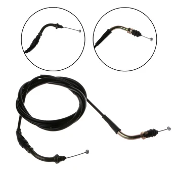 

81" Motorcycle Throttle Cable Scooter Accelerator Cables GY6 50-thread 2060mm engine throttle line For Yamaha Honda
