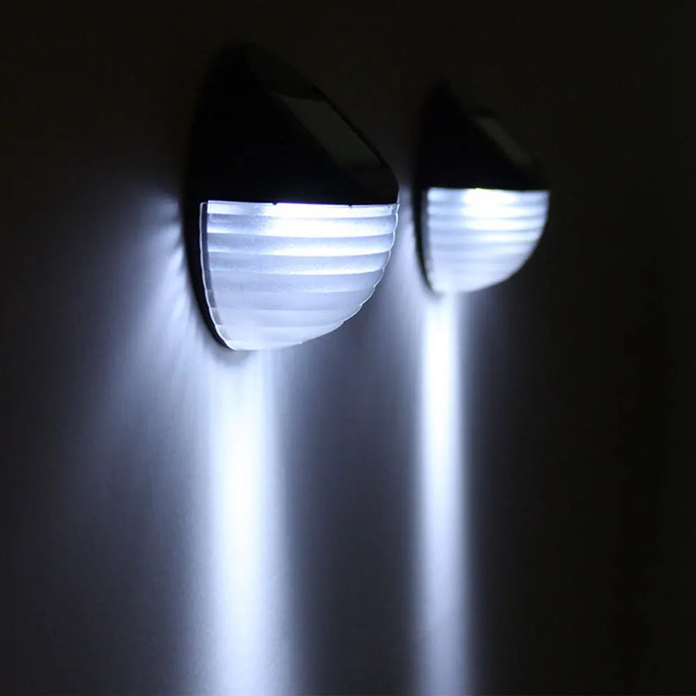 

Eco-Friendly Solar Power Wall Light Street Lamp Waterproof Home Gutter Fence Light 2 LED Light-Controlled