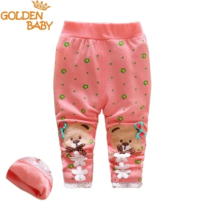 Брендовые детские леггинсы леггинсы ярких цветов для девочек детской одежды детские штаны с рисунком на 0-3 года - Цвет: pink