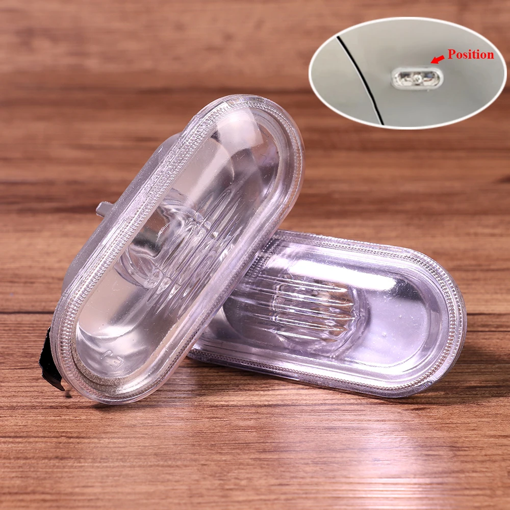

2Pcs LED Turn Signal Lamp Side Marker Light Fit for Volkswagen Golf 4 Jetta PassatB5 Polo Bora Sharan Candy 2011-2015