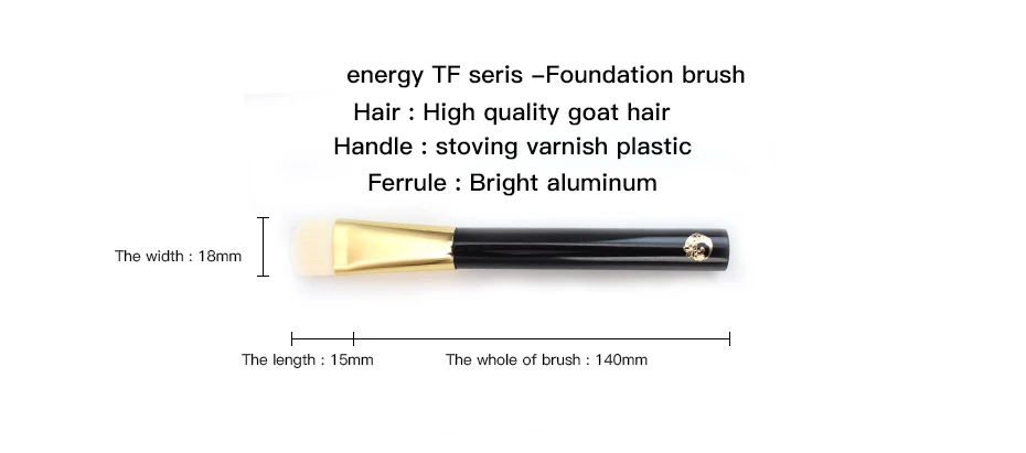 Marca de Energia Escova de Cabelo Escovas + Bolsa Profissional Maquiagem Conjunto Cabra Compõem Pincomo Maquillaje Pinceaux Maquillage Tf12 12 Pçs 8 High Quality Beleza e saúde