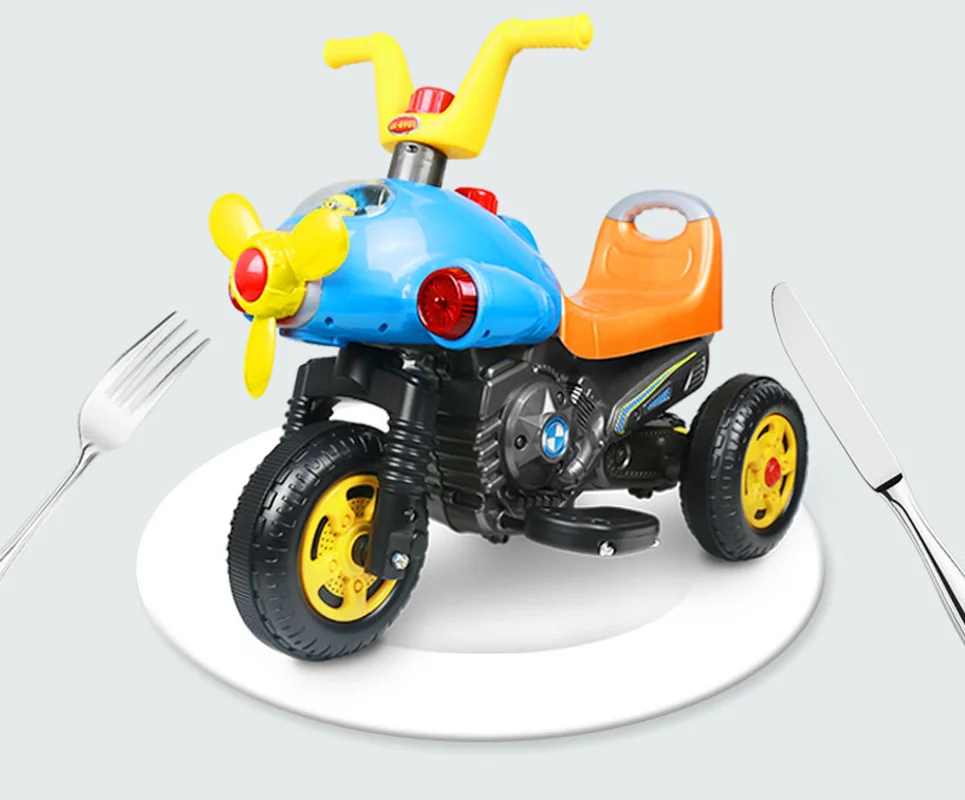  Children Motorbike Electric Three Wheel Motorcycle Kids Ride on Toy Car Baby Electric Vehicle Kids 