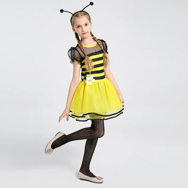 Костюм для Хэллоуина с надписью Sweet Bee Insert девочек|Костюмы девочек| |