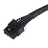 Câble d'alimentation modulaire 8 broches à 8(4 + 4), connecteur noir pour Corsair RM550X/RM650X/RM750X/RM850X/RM1000X ► Photo 3/6