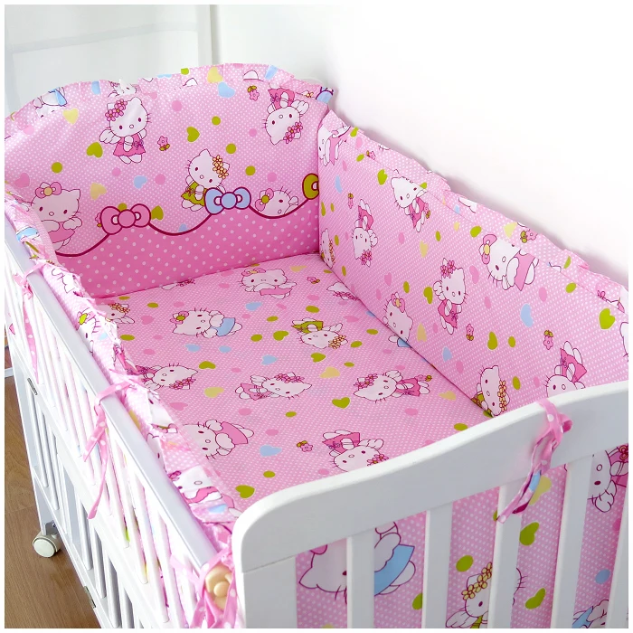 

Promotion! Cartoon baby bedding set for boys bedding set baby crib bumper baby cot set(bumper+sheet+pillow cover)