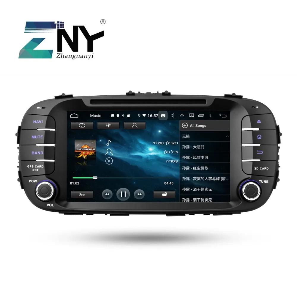 Discount 8" IPS Android 9.0 Car DVD For Kia Soul 2014 2015 2016 2017 2018 Auto Radio FM DSP GPS Navigation Audio Video WiFi Backup Camera 4
