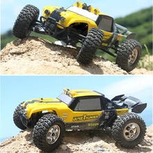 Лидер продаж, игрушки RC Ca 12891 1/12 2,4G 4WD водонепроницаемый гидравлический демпфер RC пустынный багги грузовик с светодиодный свет