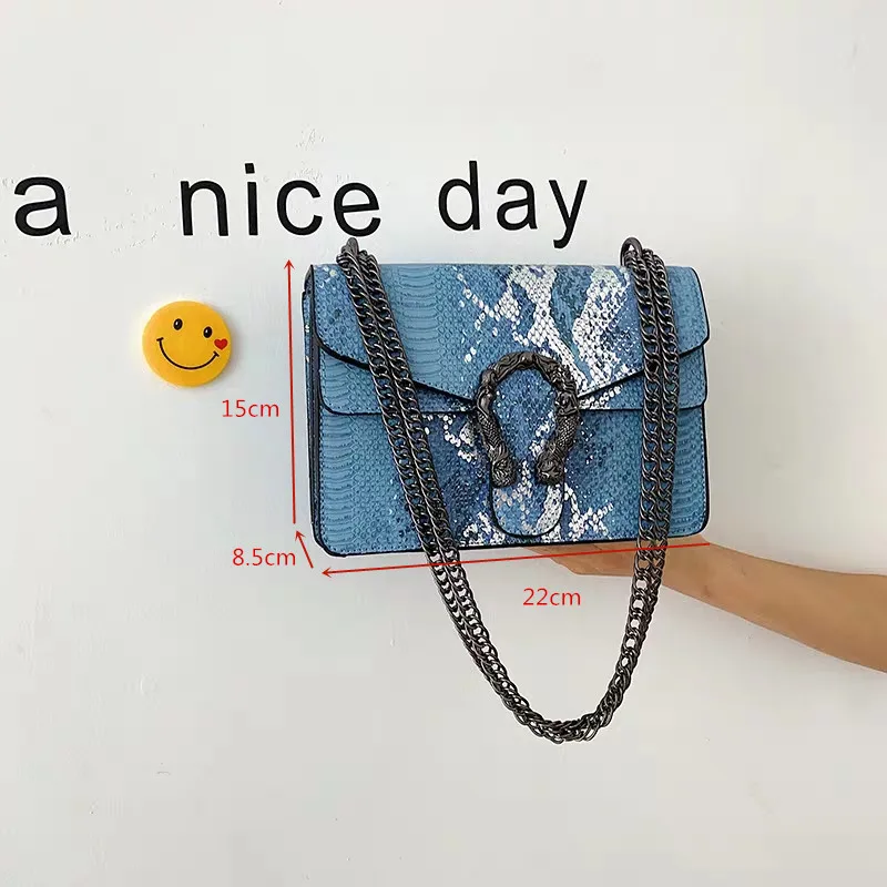 Goede Mode Merk Vrouwen Tas Alligator Pu Lederen Tas Designer Chain Schouder Crossbody Tas Vrouwen Handtas Bolso Mujer