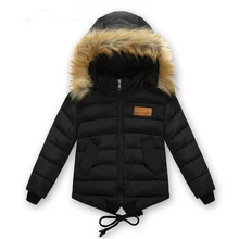 Children’s clothing male winter cotton-padded jacket 2017 down cotton wadded jacket thickening boys girls thicken Hooded coat
