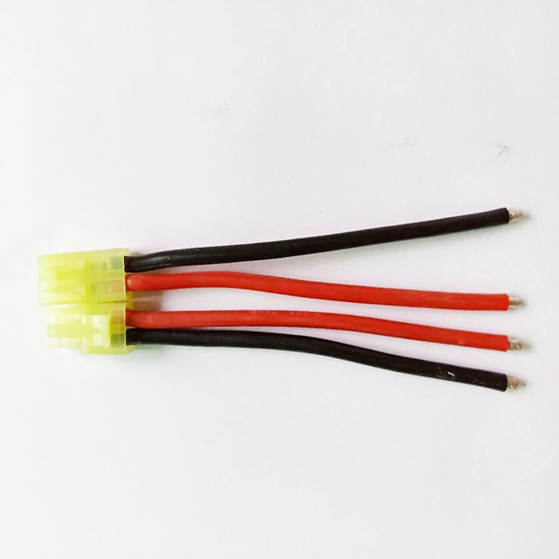 5 Pairs 16AWG Silica Gel Cable L100mm with Mini Male+ Female Connectors