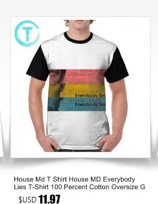 House Md T Shirt House MD Made With Text T-Shirt Printed Funny Graphic Tee Shirt 100 Polyester Short Sleeves Mens Classic Tshirt