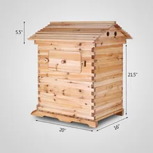 Пищевая Пчеловодство деревянный дом 20x16x10 дюймов рамки мед улей высокое качество