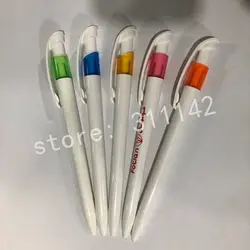 Пластиковые шариковой ручки ролик с логотип акции ролика Шариковая ручка поощрения рекламная пластиковая ручка с логотип