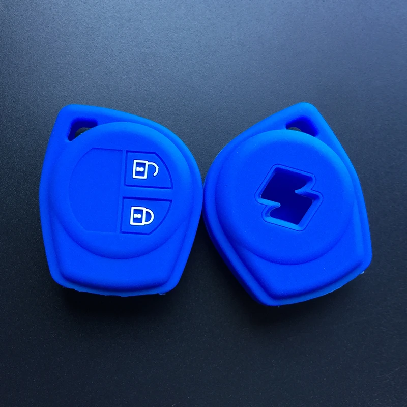 Key Case Key Case Cover ZAD 2 button silicone car key case Key Cover For Suzuki For Amagatarai Shangyue SX4 SWift Liana Alto Igins Esteem Baleno GR