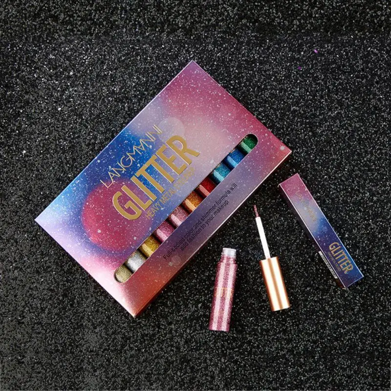

Liquid Glitter Shining Shimmer Eyeliner Pencil 10pcs/set Waterproof Colorful Long Lasting Makeup Eye Liner