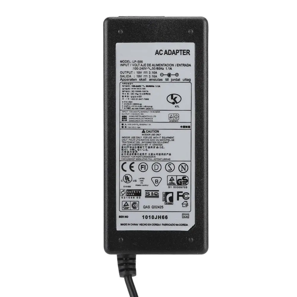 Высокое качество адаптер питания для samsung AD-6019R/AD-6019/CPA09-004A ноутбук несколько защиты новая распродажа